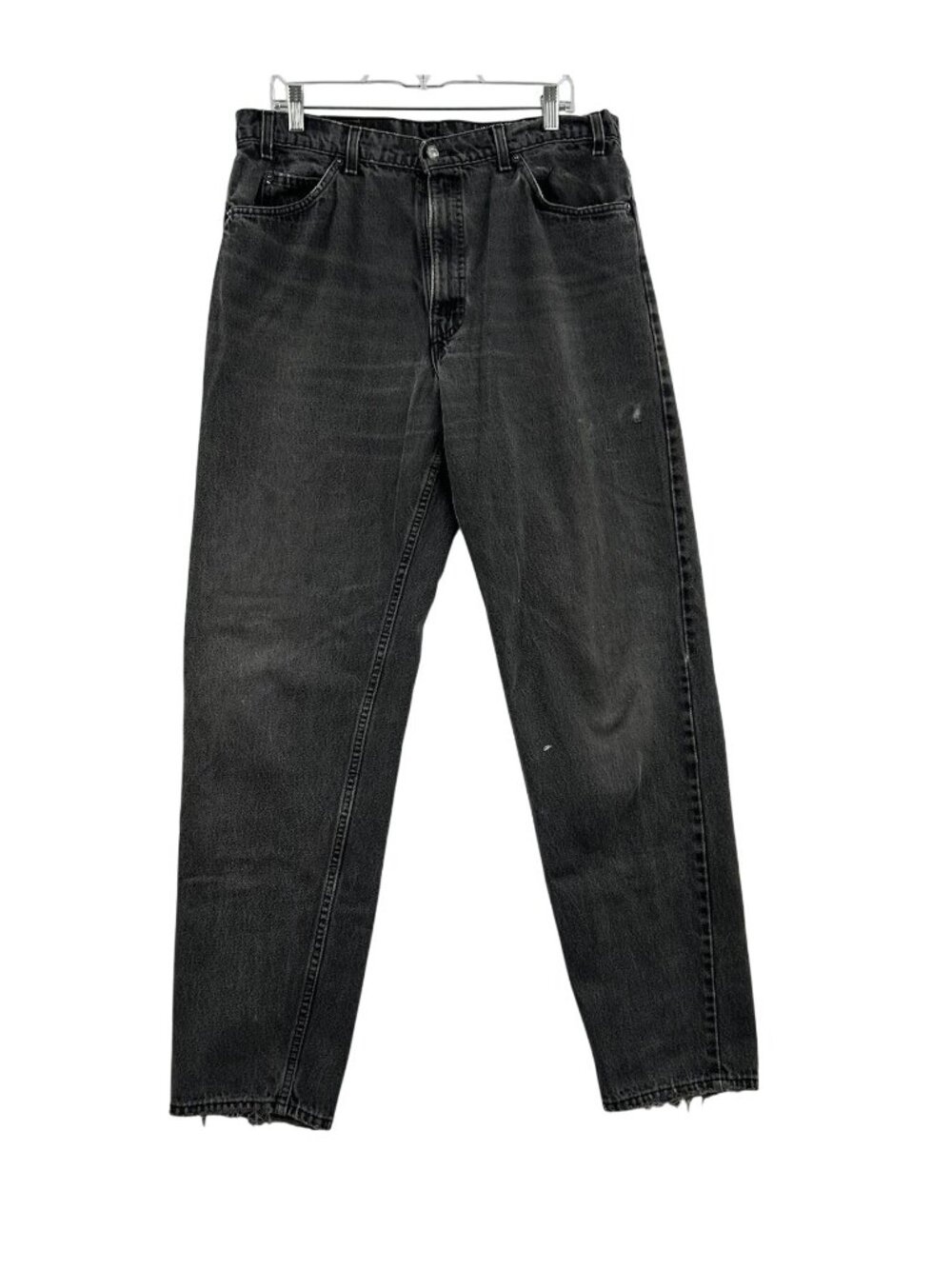 VTG 90s Levis 550 Orange Tab Mens 38x34 Relaxed Fit Tapered Leg Black Jeans USA